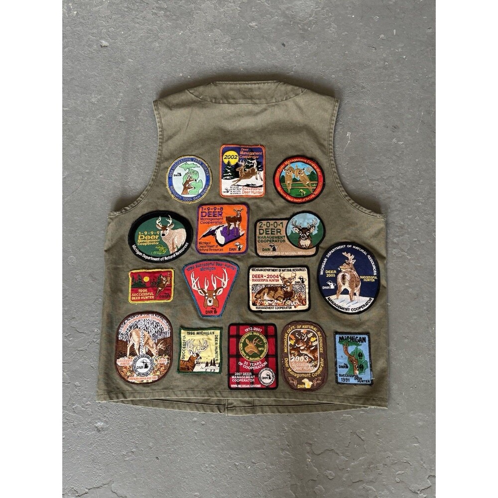 Filson Cotton Vest Deer Hunting Green S